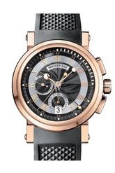 Breguet Marine Black Dial Rubber Mens Watch 5827Brz25Zu